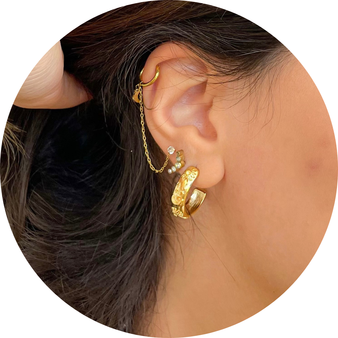 Boucles D'oreilles Pendantes Pure By Noa - Couleurs Marron Et Orangé - Longueur 4cm - Émail Et Métal - Neuves Avec étiquettes
