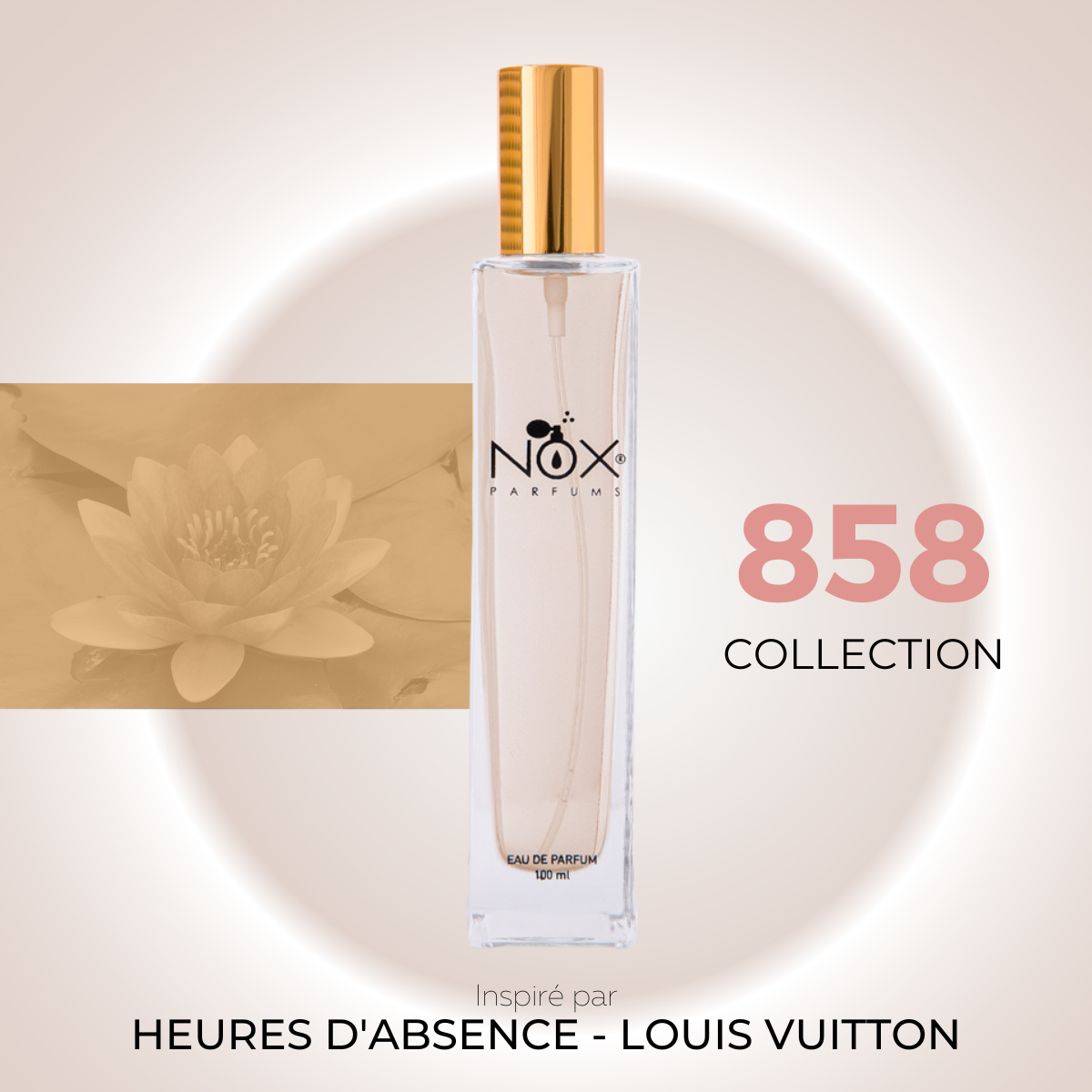 Parfum 858 eau de parfum pas cher pour femme de la famille olfactive floral  – PARFUMS NOX