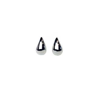 Boucles d'oreilles petite goutte argent - A44