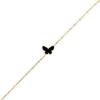 Bracelet Papillon Noir- D57