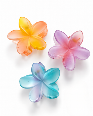 Pince à cheveux fleur
