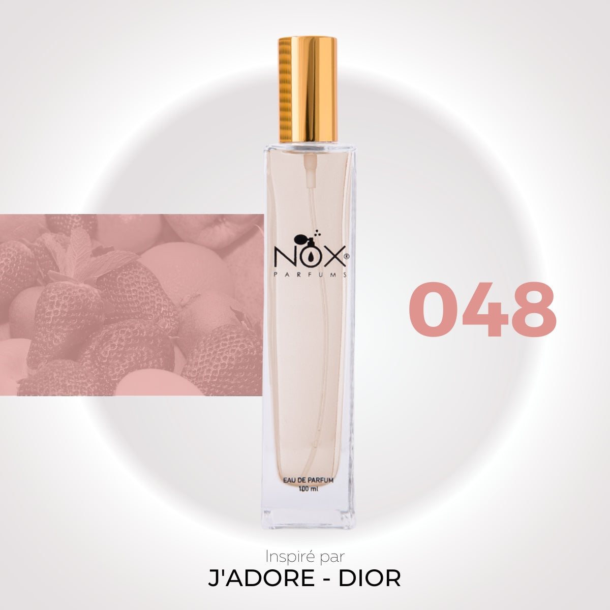 Parfum 048 - J'adore - Dior eau de parfum pas cher pour femme de la famille  olfactive floral fruité – PARFUMS NOX